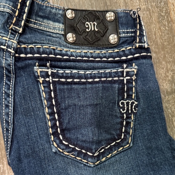 Miss Me Dark Blue Bootcut Jeans - Picture 2 of 10